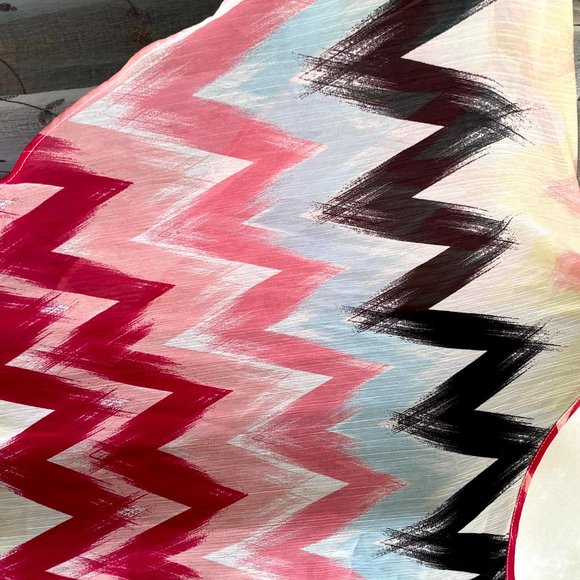 3X In Studio Double Layer Whispy Top Blouse Shirt - Picture 3 of 6